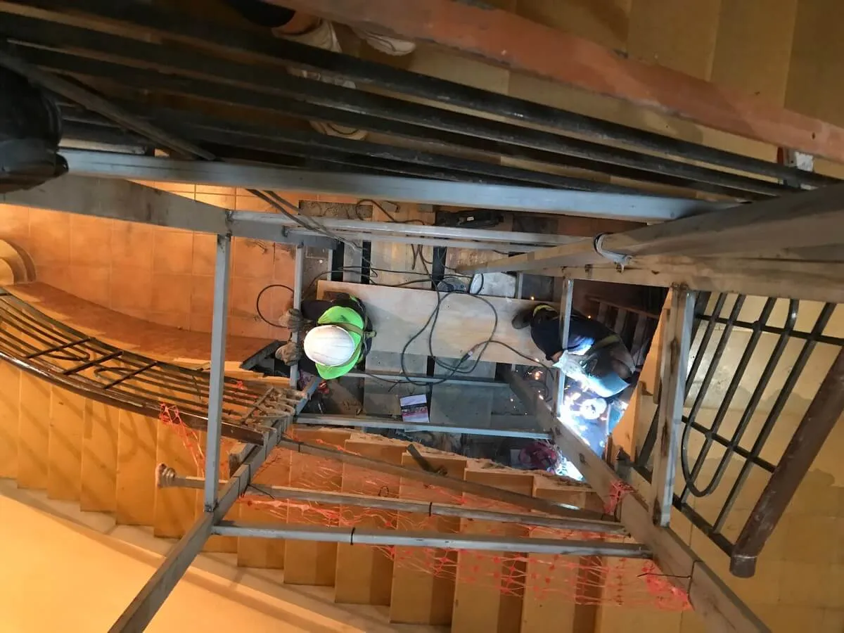 Estructura para ascensor