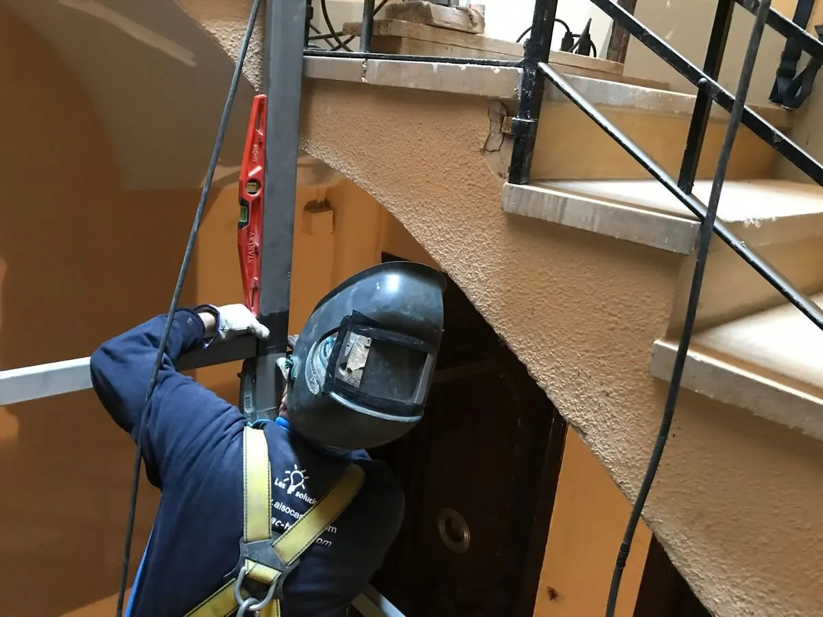 Estructura para ascensor