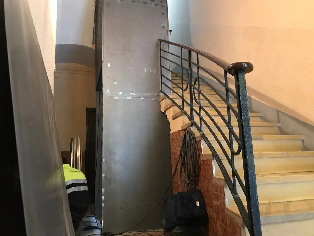 Estructura para ascensor